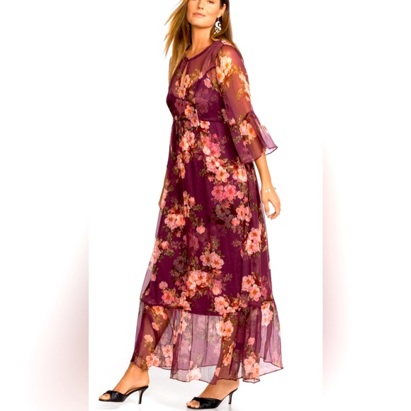 JOHNNY WAS Winona Silk Maxi Dress - Picture 6 of 15